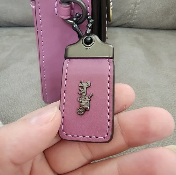 Coach Upcrafted Metallic Dinky Clutch